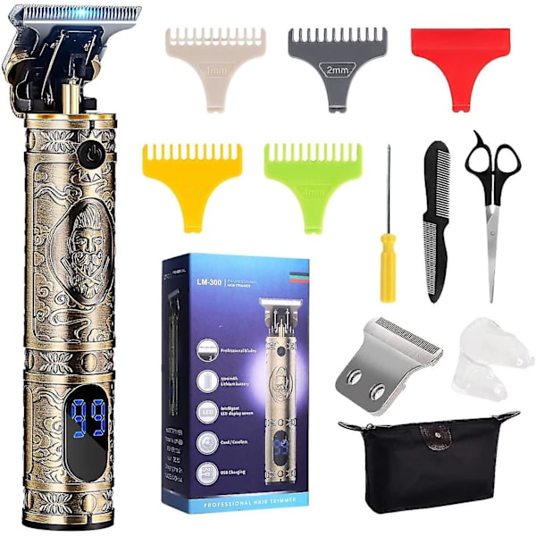 Hårklippare för män Professionell T Blade Trimmer