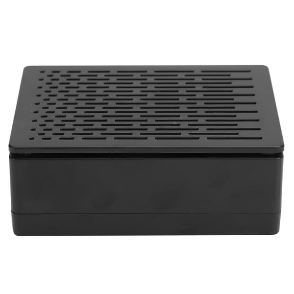 Beskyttende etui til Raspberry Pi 4B ABS-skal Reserveret alle porte til HDMI USB A/V Sort