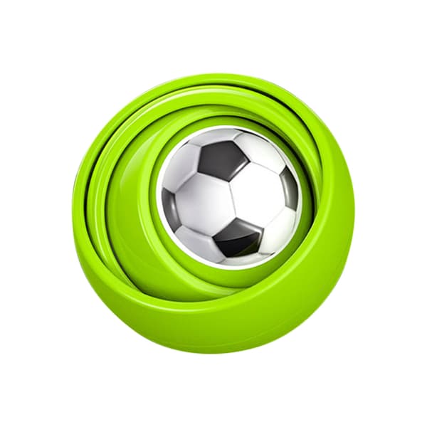 3D Uendelig Flipbold Dekompression Legetøj Reducerer Stress Multi Lag Fingerspids Rullebold Fodbold