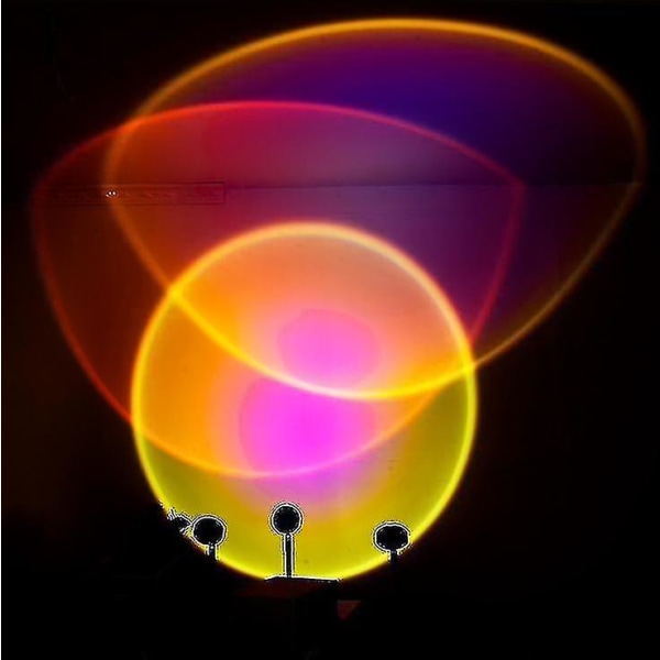 Hhcx-peach Light Projection Led Light, Internet Celebrity Atmosphere Lamp Background Light