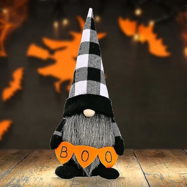 2stk Halloween Gnome Bat Tomte Nisse Elf Dwarf Hylde Tiered Bakke Decor