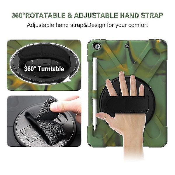 Hybrid Tpu + case med 360 vridbar Kickd, handled S och penna H för app