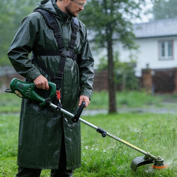 [BQ]Rydningssele, Skulderrem til Gresstrimmer, Sele til ryddesag, Justerbar Dobbel Trimmersele, Sele til trimmer