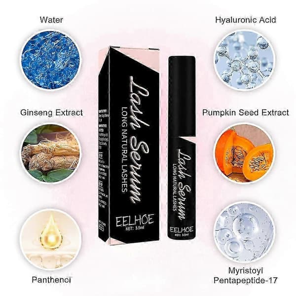 【BQ】Vipper Vækstserum 3,5 ml Øjenvippeforstærker Børste Flydende Øjenvippeolie
