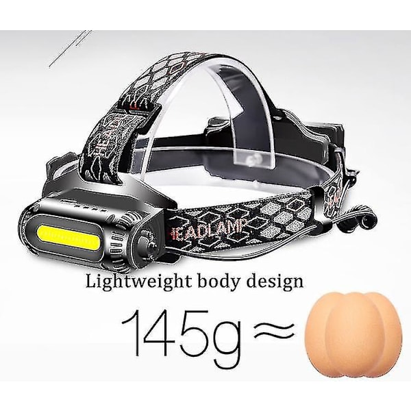 Hhcx-xanes X-963 T6 Cob vedenpitävä otsalamppu valkoinen vihreä punainen led-valo 18650 akku pyörä polkupyörä pyöräily
