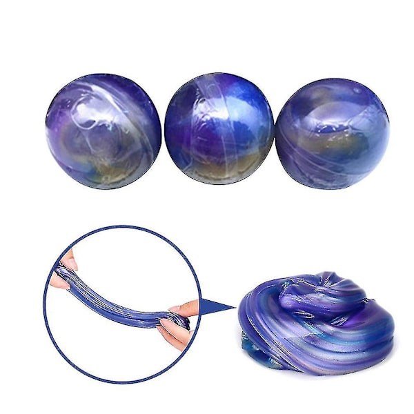 Crystal Rainbow Mud Magic Shiny Playdough Färgblandning