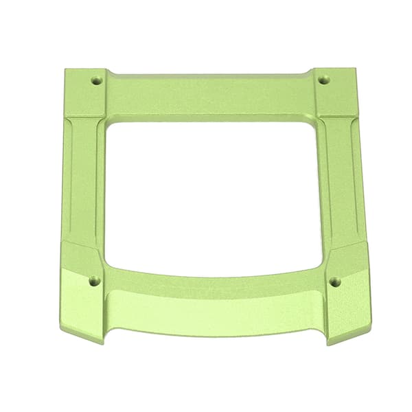RC Glide Chassis Beskyttelse Armour Guard Aluminium Legering Tilbehørssæt Kit til 1/10 Biler Grøn