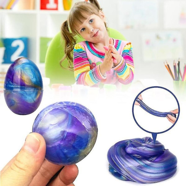 Crystal Rainbow Mud Magic Shiny Playdough Färgblandning