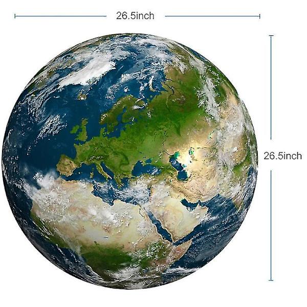 1000 bitar Runda pussel Diy Space Moon Earth Circular Puzzles