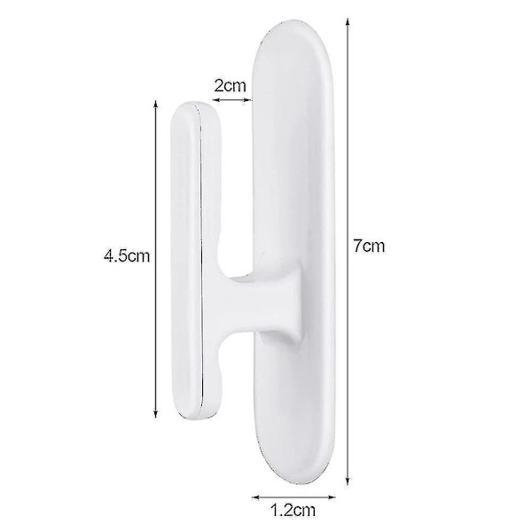 8 stk Home Blind Cord Holder Selvklæbende Gardinkroge String Wrap Cleat Tool
