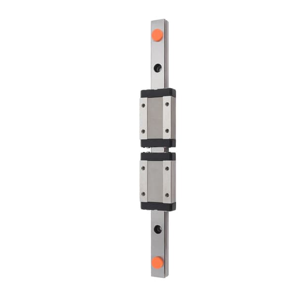 【BQ】200mm Lineær Guide med 2 Slide Blocks MGN12H Lejestål Lineær Bevægelsesguide Skinne til 3D-printer CNC-værktøj