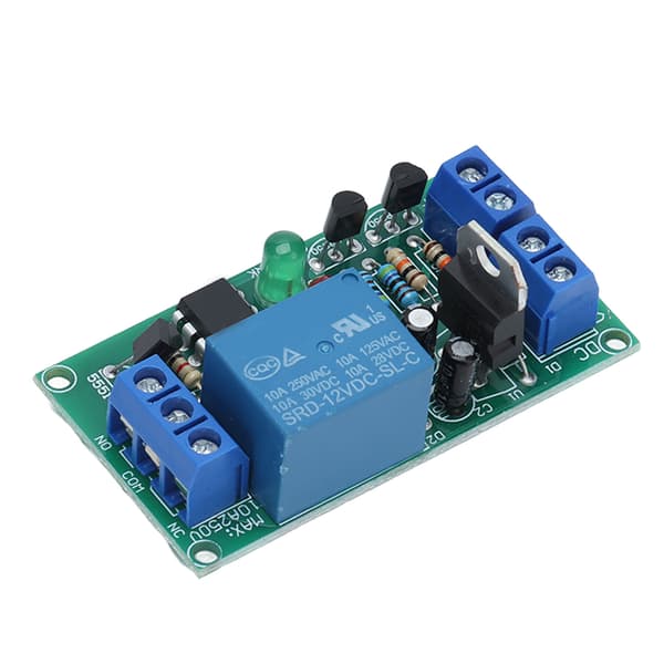 Relämodul 2 Knapp Strömbrytare PÅ AV Högnivå Trigger Krets Strömkort DC 12V K71RS