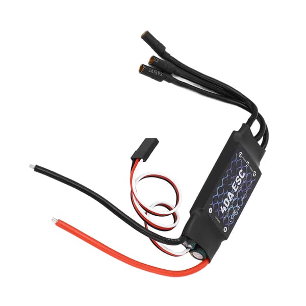 40A RC Brushless ESC Udskiftningsreparationsdele til fastvingede fly og små quadcoptere