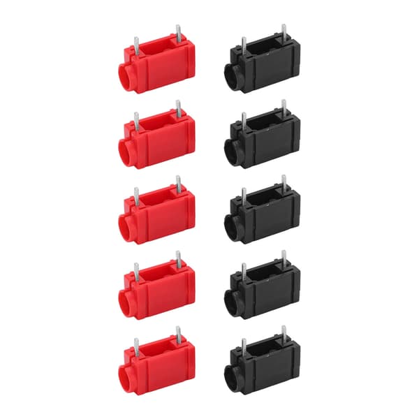 10 stk. PCB Banan Socket God Konduktivitet 4mm Korrosjonsbestandighet Stabil PCB Panel Socket Connector