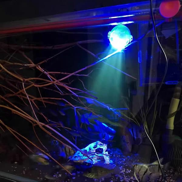 LED-akvariumbelysning energieffektiv undervattensgrottaccenter White Light