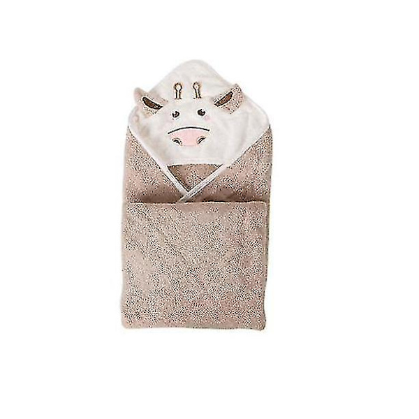 Tecknad badhandduk light brown