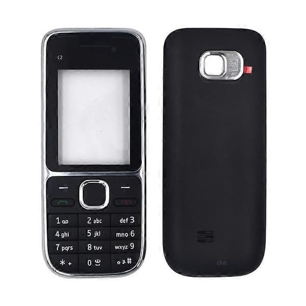 【BQ】Komplett hölje för Nokia c2-01 Black