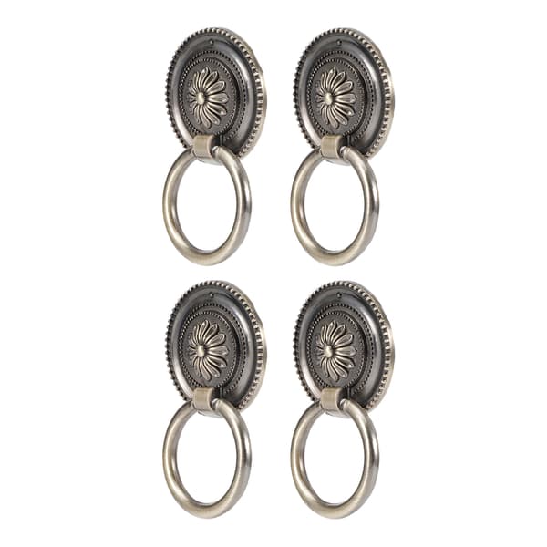 Antik Zinklegering Kabinet Dørhammer Dørring Hardware Montering Bronze