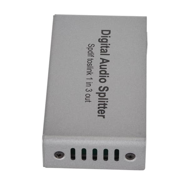 1x3 SPDIF Optisk Splitter Stöder LPCM2.0 DTS för Dolby AC3 Digital Optisk Ljudsplitter för Hemmabio DVD CD-spelare