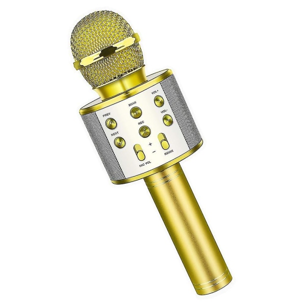Bluetooth karaoke mikrofon, multifunktion håndholdt trådløs karaoke
