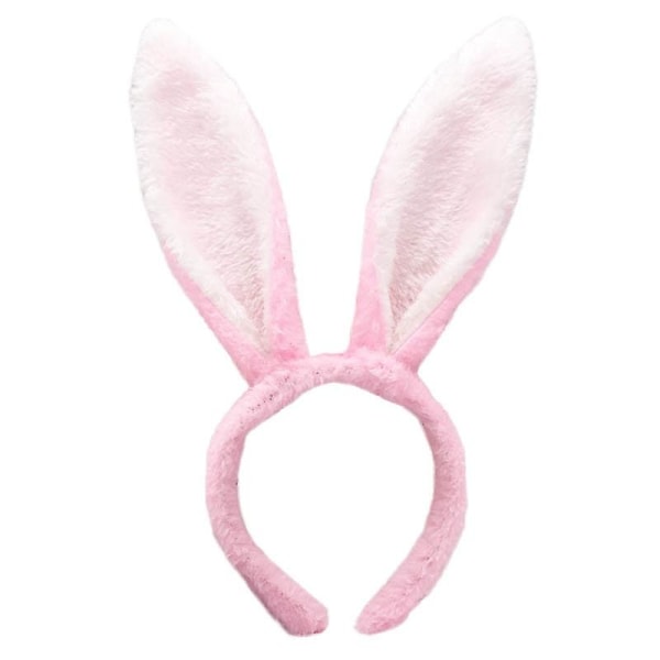 Söt kaninöra Pannband påsk Vuxen Barn rekvisita Plysch hårband Bunny Ear Hårband Fest Kostymdekorationer Håraccessoarer rosa röd vit rose red white