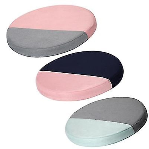 Memory Foam Slow Rebound Stolsdyna, Rund sittdyna