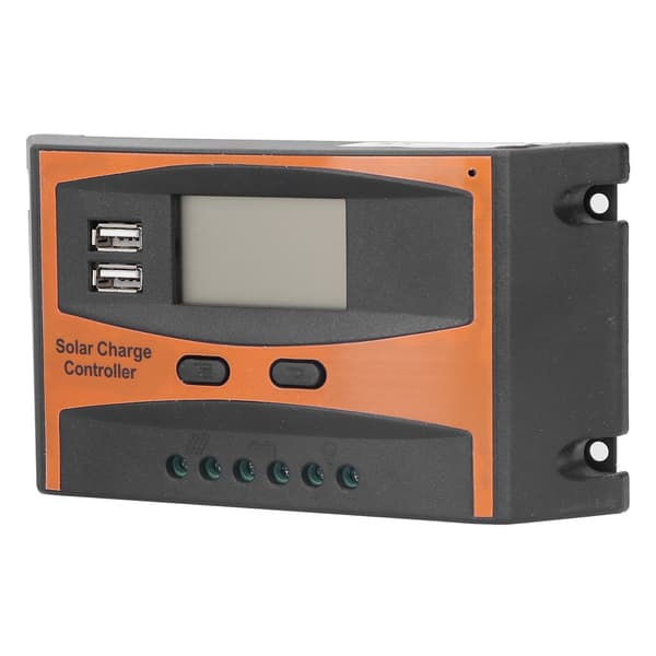 12V/24V Solcelleladeregulator IP32 Vanntett Høyeffektiv PWM Solcellekontroller 30A