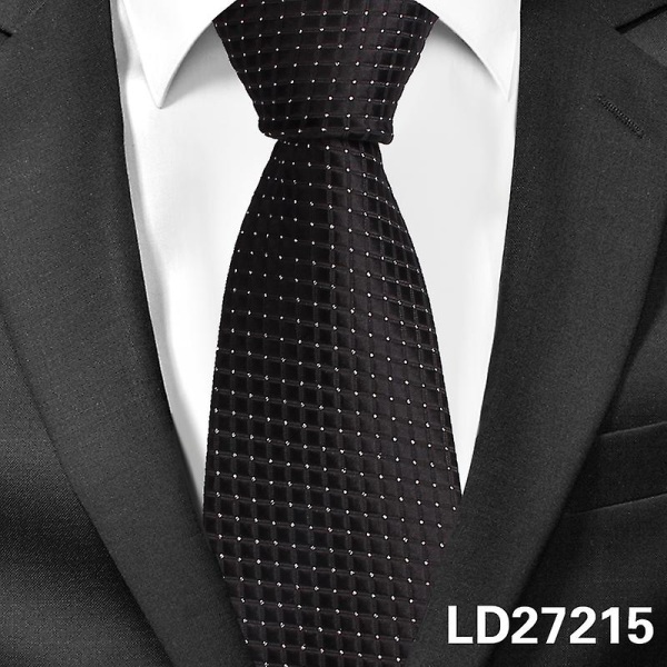 Klassiset ruudulliset solmiot miehille casual puvut solmio Gravatas Stripe Blue miesten solmiot yrityshäihin 8 cm leveät miesten solmiot LD27215