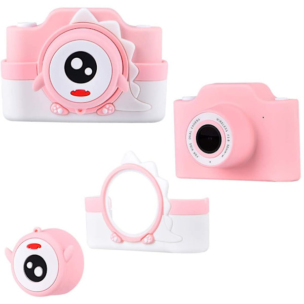 Kamera suojapussin värinäytöllä ja 24 megapikselin kaksoiskameralla Pink