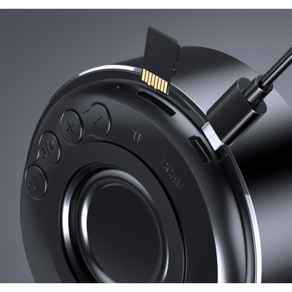 ny stil metal bluetooth speaker, mini wireless aluminum alloy subwoofer speaker(the black one),