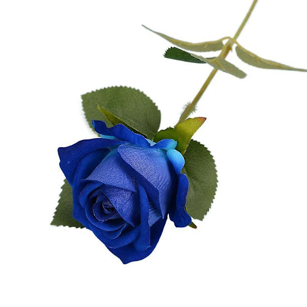 Simulaatiokukka Flanellin ruusun tekokukkakoristelu häätarvikkeet tekokukkakoristelu Ystävänpäivälahja blue
