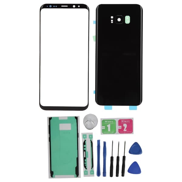 Bagglasdæksel og ydre glaspanel udskiftning til Samsung S8+ Plus