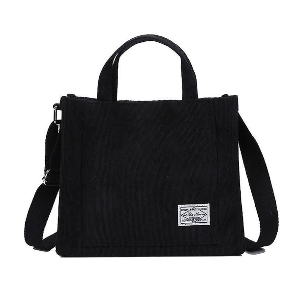 Naisten vakosamettivetoketjuinen olkalaukku Pieni puuvillakangaskäsilaukku casual kantolaukku naisille Eco Crossbody -laukku Vintage messenger -laukut Brick red