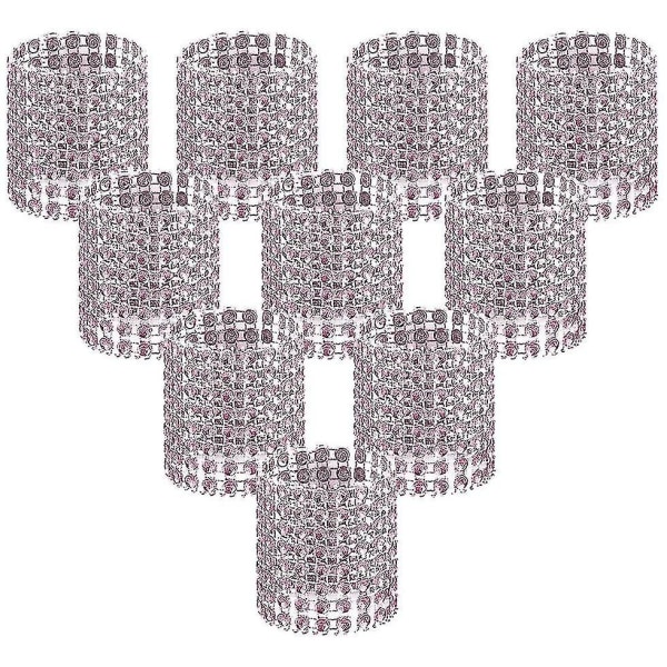 100pcs Napkin Rings Silver Napkin Rings Buckles For Table Decorations Wedding