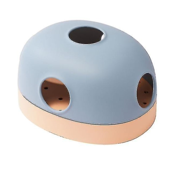 Hhcx-3 In 1 Pet Cat Toy Track Ball Plush Interactive Intelligence Toys Cats Games Treat Puzzle Toy(blue)