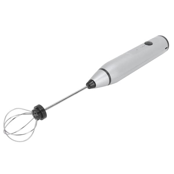 Håndholdt elektrisk visp USB-lading kakevisp for hjemmebakeri restaurant (sølv)