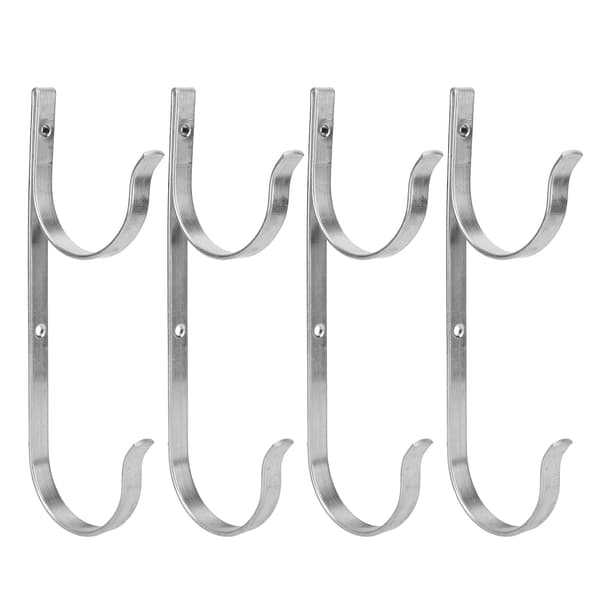 4-pak Håndklædekrog Organizer i aluminiumslegering til poolbadeværelse