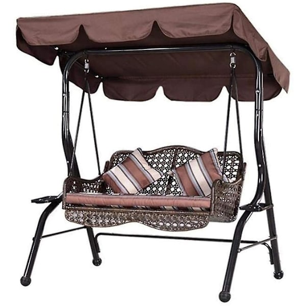 Outdoor Courtyard Swing Katos Katto Suoja Aurinkovarjo Suoja Vedenpitävä Markiisi Beige L