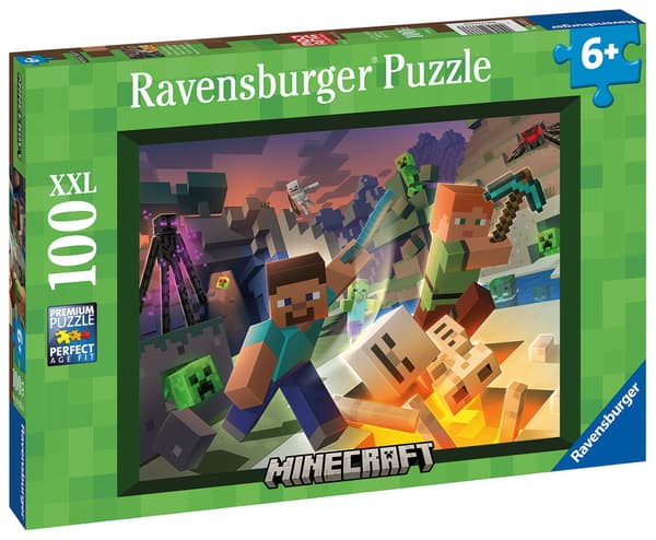 [BQ]BQ-Ravensburger Minecraft Monster Pussel 100 bitar XXL Multifärg Multifärg multicolor