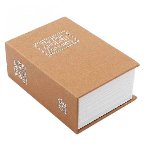 Creative Dictionary Book Money Boxes Piggy Bank With Lock Hidden Secret Security Safe Lock Cash Coin Storage Box Deposit Box yellow