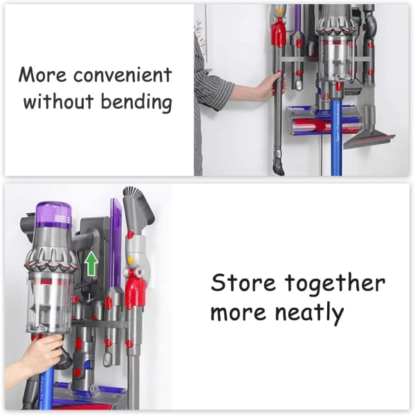 Holder for Dyson V11 V10 V8 V7 V15 støvsuger, dokkingstasjon (9 spor)