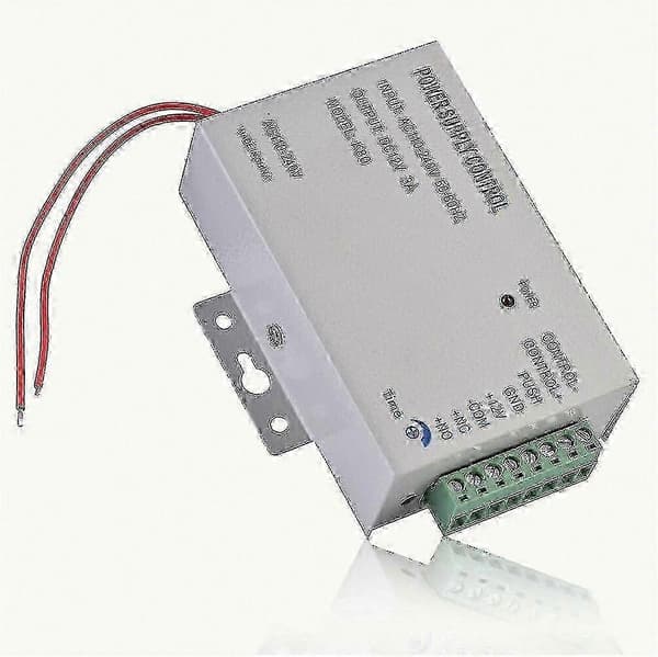 12V DC 3A strömförsörjning för åtkomstkontroll för dörrsystem med kompakt elektriskt lås white
