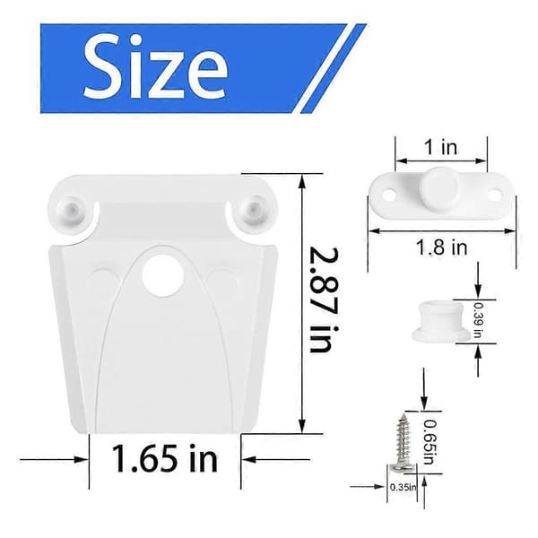 【BQ】2 Sets Cooler Latches and Screws, Cooler Replacement Latch, Plastic Latch Kit with Hinge for IGLOO 50-165QT
