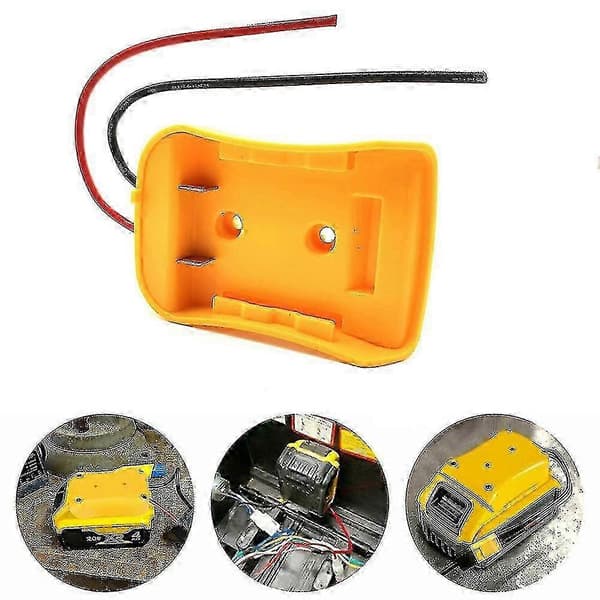 Batteriadapter Power Wheels-adapter til Dewalt-batteri 18v Power Dock-holder Strømmonteringsstik - JV