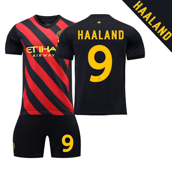 Uusi 22 Champions League Manchester NO. 9 Haaland -paita 20(115-125cm)