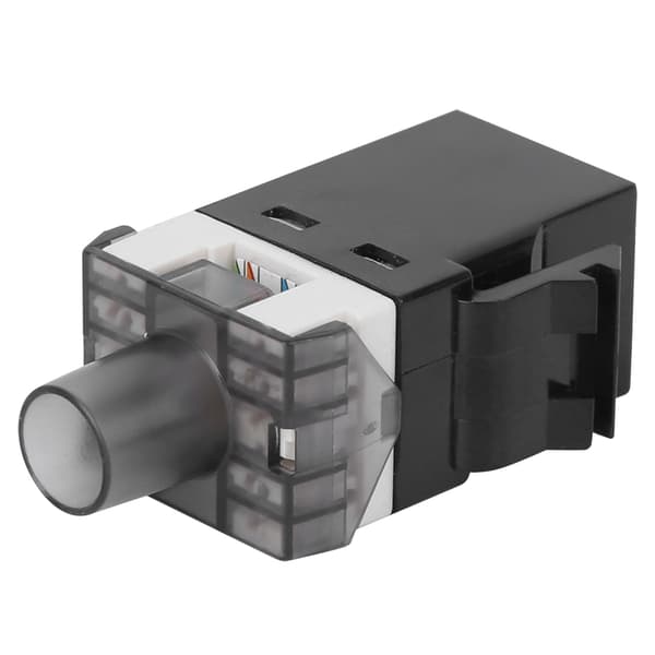 3 st RJ45 180 Grader CAT6 UTP Nätverkskontakt Socket Adapter
