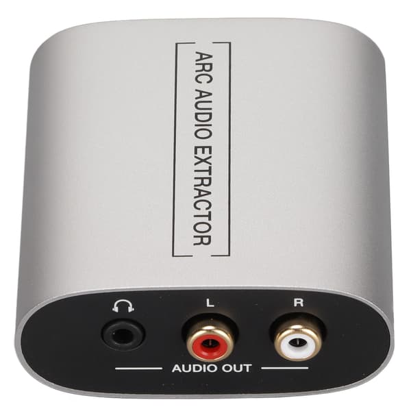 ARC Lyduttrekker HD Multimedia Interface 2CH Analog Stereo Lydsplitter Adapter for Forsterker Hodetelefoner