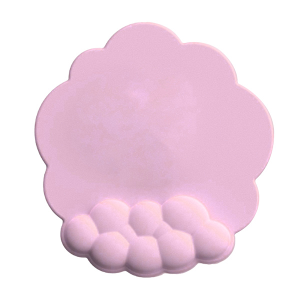 Cloud Musemåtte Håndledsstøtte Memory Foam Undgå Glidning Ergonomisk Håndledsstøtte til Computer Laptop PC Gaming Pink