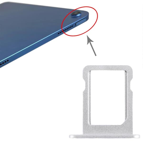 【BQ】Kompatibel med Kompatibel med iPad 10:e generationen 2022 SIM-kortfack Silver