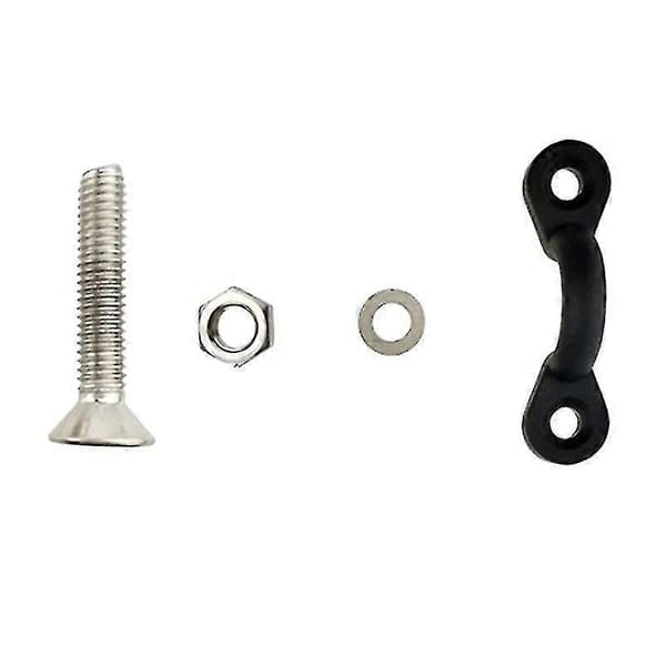 Ankervognssæt Oppustelig robust kajak kano ankervognssystem med tilbehør svart